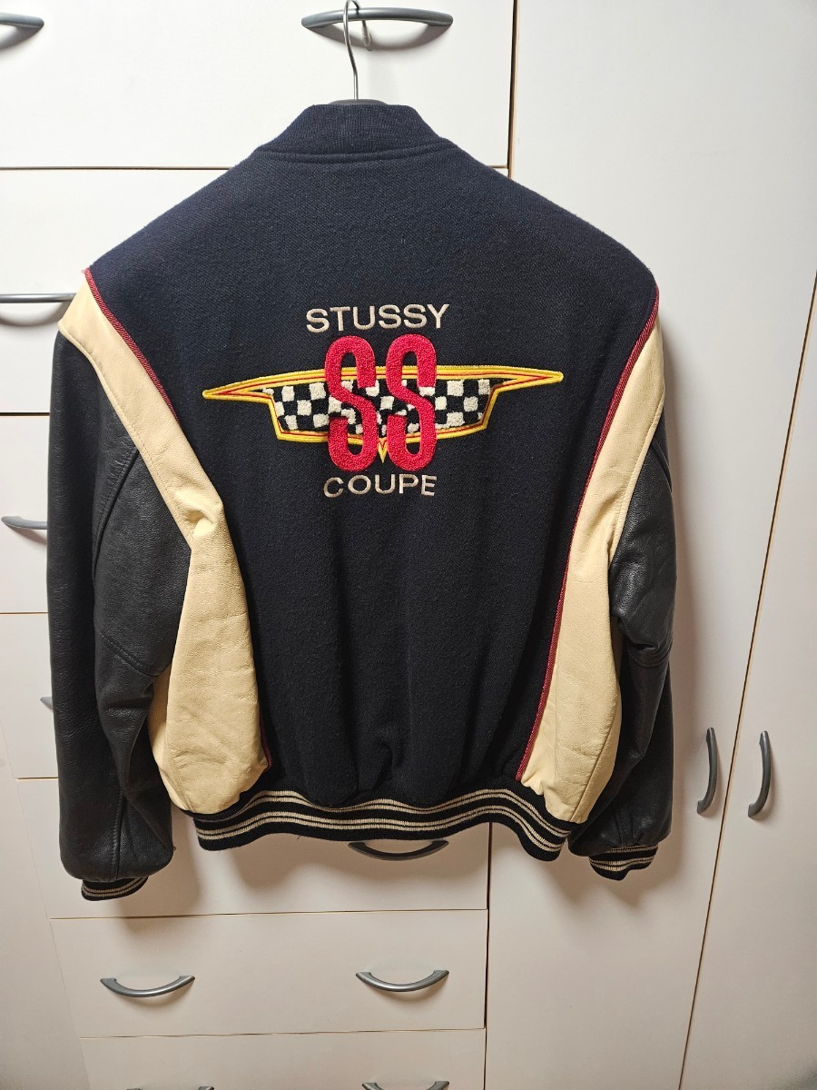 【希少】STUSSY　スタジャン　OLD GOLD Sロゴ　オールドステューシー 激レア！ 92年 OLD STUSSY ステューシー SSクーペ SS COUPE オールド