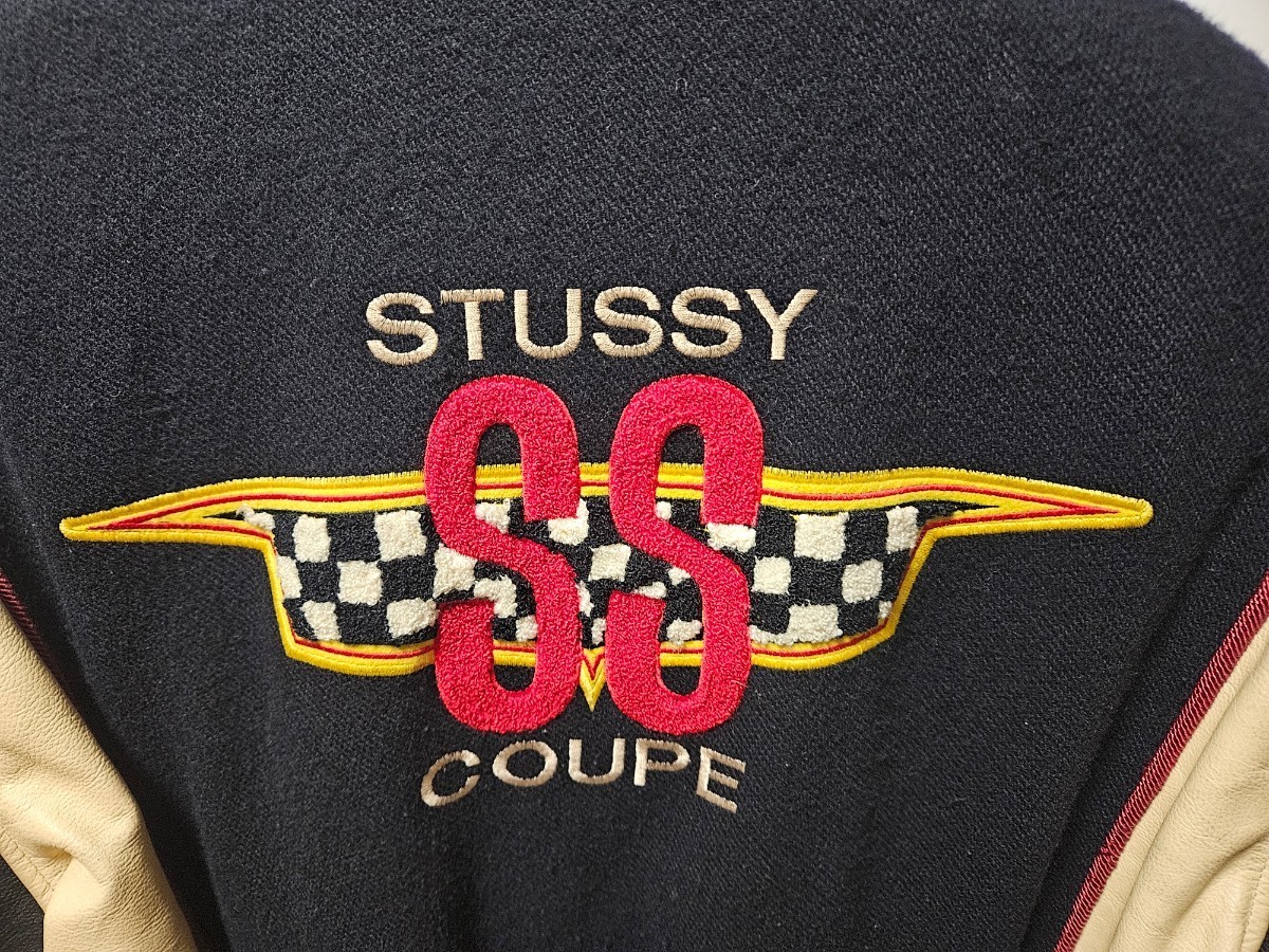 【希少】STUSSY　スタジャン　OLD GOLD Sロゴ　オールドステューシー 激レア！ 92年 OLD STUSSY ステューシー SSクーペ SS COUPE オールド