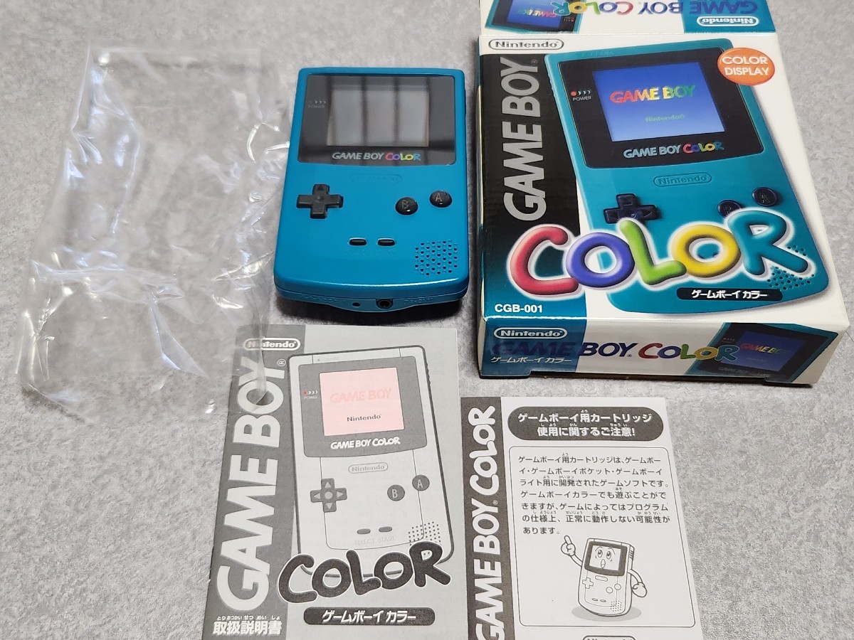 Nintendo ゲームボーイカラー ブルー 動作確認済み 難あり 【公式通販】