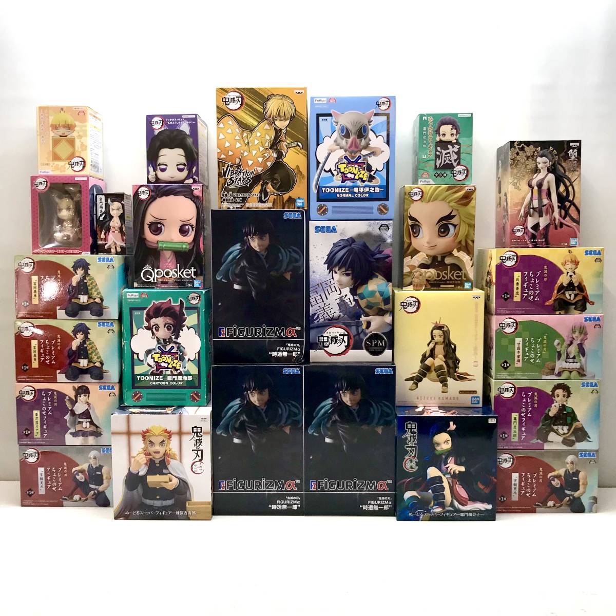 鬼滅の刃 まとめ売り メルカリ - 未開封鬼滅の刃プライズフィギュア3点 