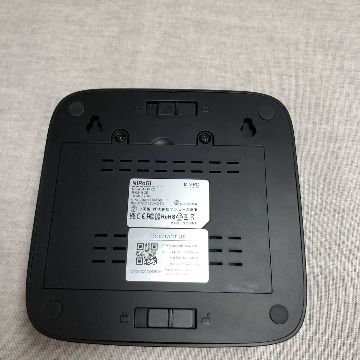 NiPoGi ミニPC AK1PRO Windows11 16GB+512GB NiPoGi ミニPC AK1PRO