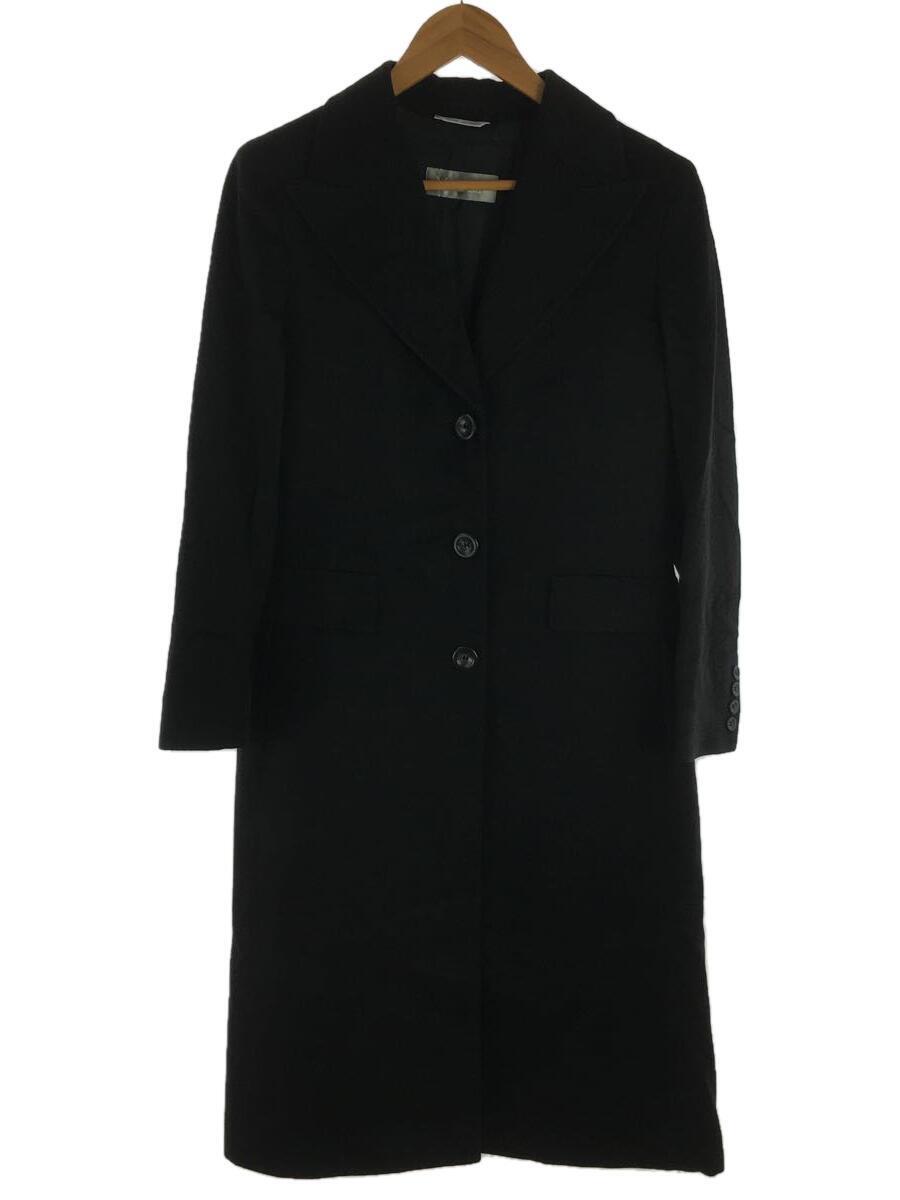 MaxMara MARELLA カシミヤ混 コート MAX MARA◇コート/42/カシミア/BLK