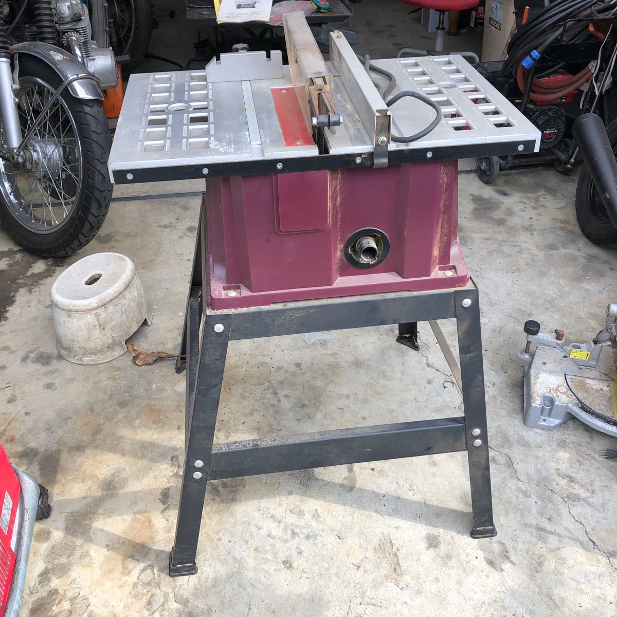 テーブルソー 中古品 作動確認済 - リョービ 普通丸鋸盤用マルノコ 320 