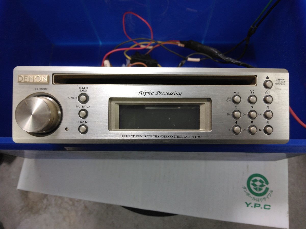 デノン　CDプレーヤー　DCT-A100　不動品　ジャンク　DENON