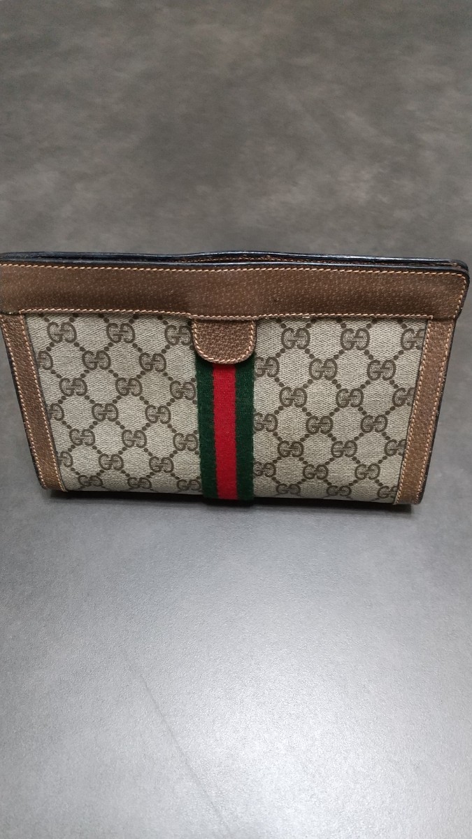 GUCCI オールドグッチ シェリーライン セカンドバッグ グッチ クラッチ