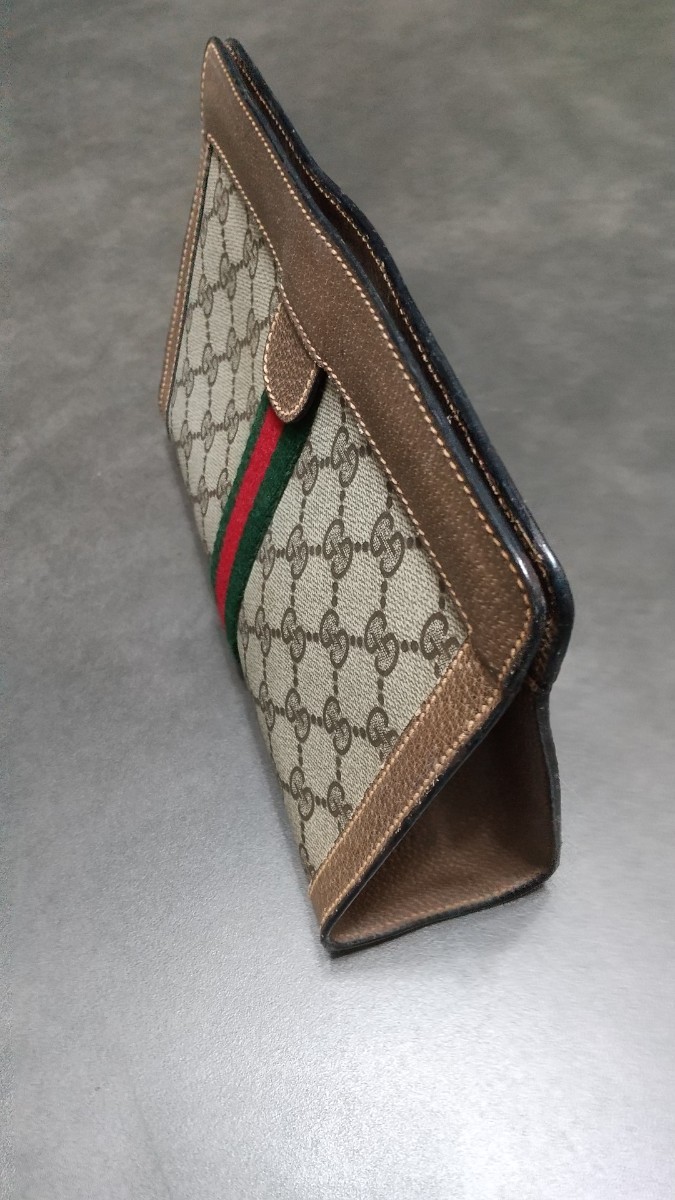 GUCCI オールドグッチ シェリーライン セカンドバッグ グッチ クラッチ