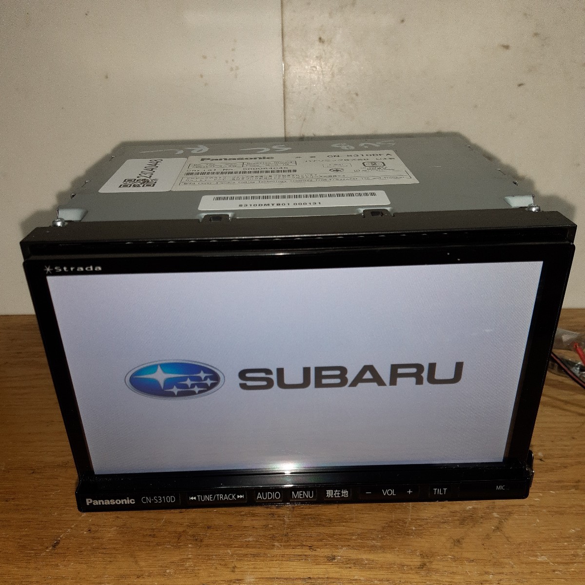 Panasonic スバル ストラーダ 純正ナビ CN-S310DFA スバル純正