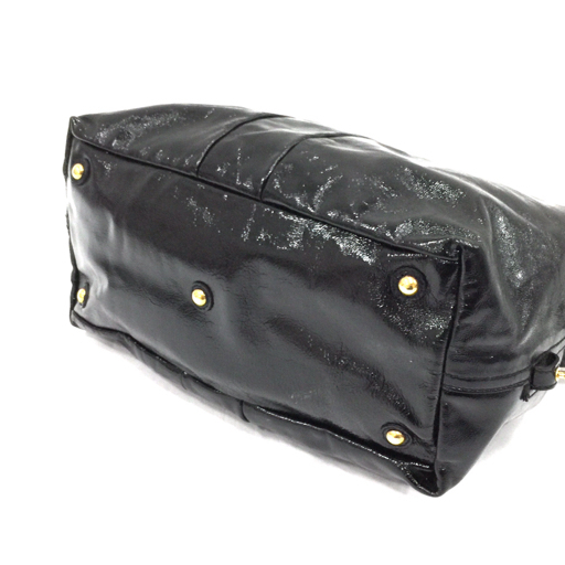 イヴ・サンローラン レザー イージーボストンバッグ ハンドバッグ