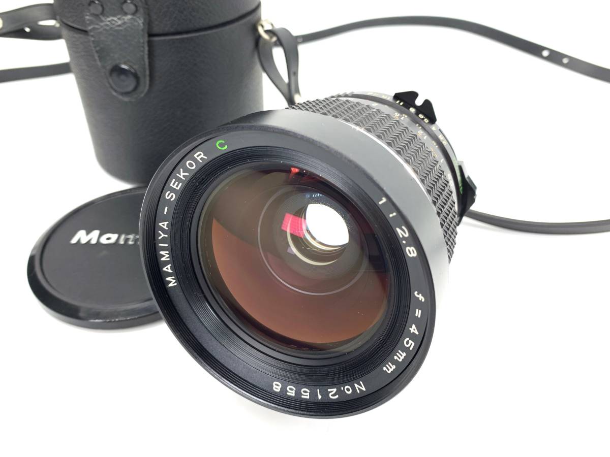 爆買い，品質保証 光学 マミヤ Mamiya Sekor C 45mm f/2.8 広角 レンズ カビ クモリ無し ケース付き M645 1000S 645 Pro TL 用 レンズ(マミヤ)｜売買されたオークション情報、yahooの商品情報をアーカイブ公開 - オークファン 中判
