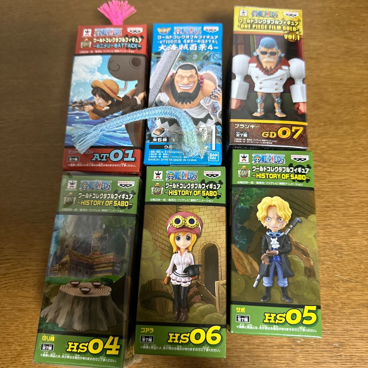 ワンピース ワンピース コレクタブルフィギュア HISTRY OF SABO 7種