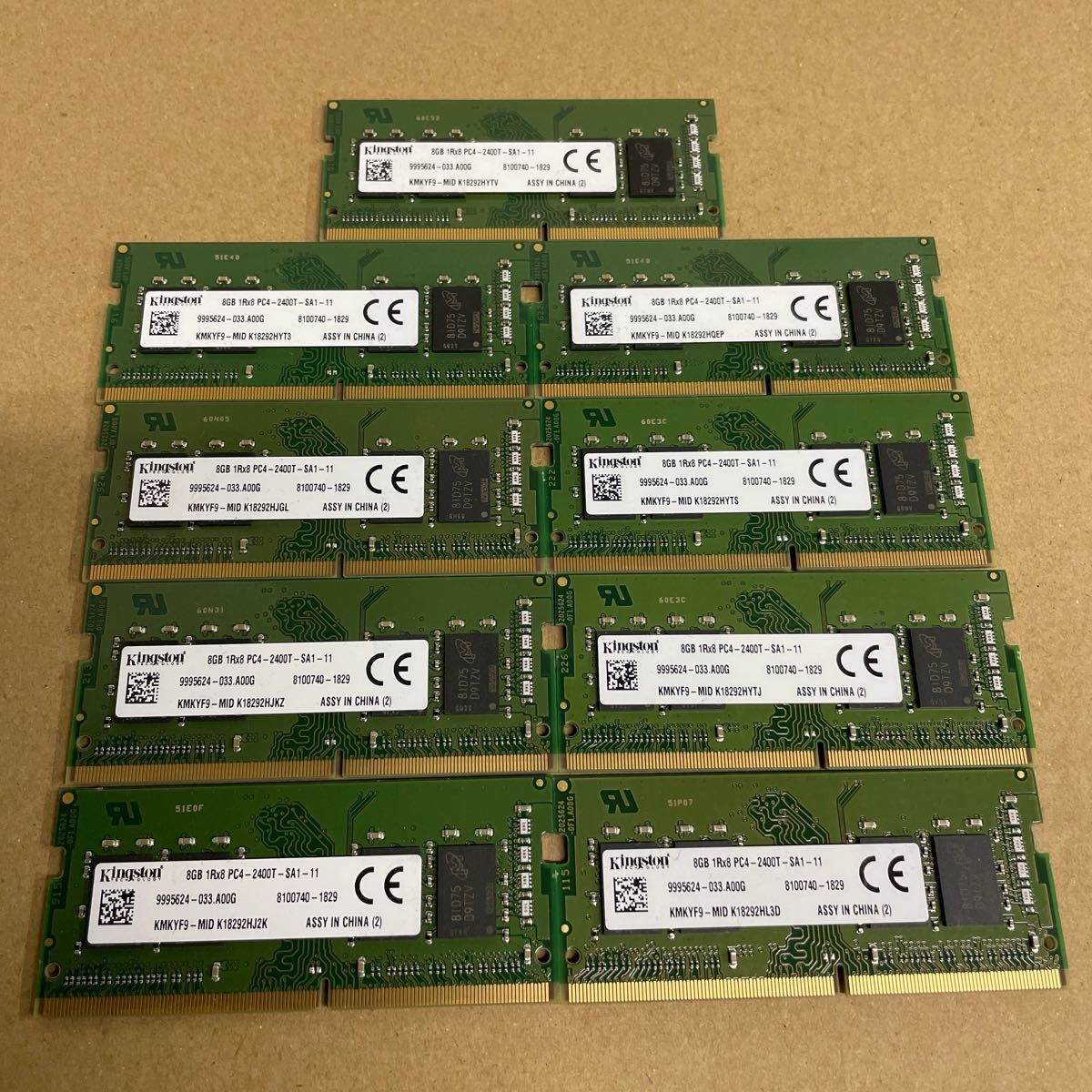 8GB Kingston DDR4 2枚セット ノートPC用メモリ 0 2V｜Yahoo SODIMM 1Rx8