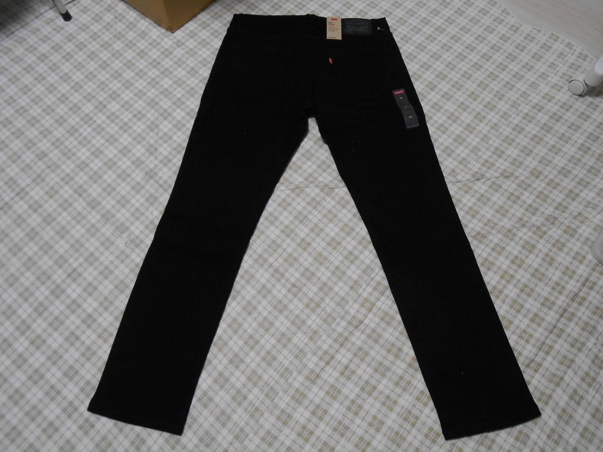 新品！リーバイス 511 SLIM 黒 W34・L32 045110168 スリム ブラック 