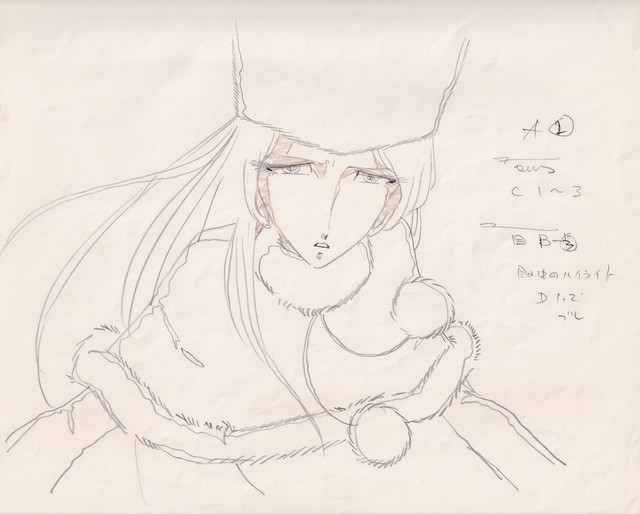 セル画 メーテル 動画 原画 TV版銀河鉄道999 東映動画 製作資料 東映動画