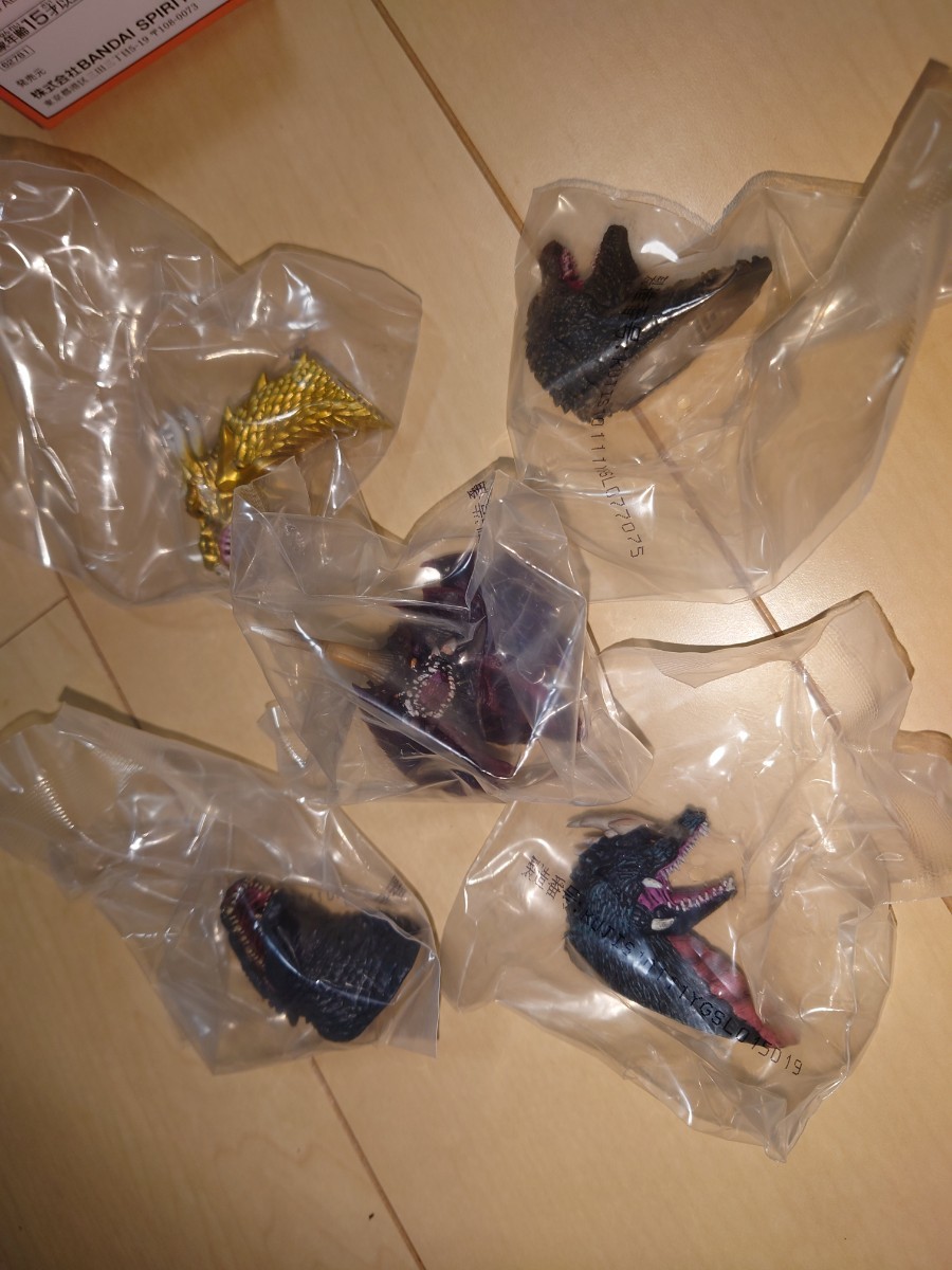 一番くじ ゴジラ-1.0 H賞 モンスターヘッドマグネット 5種セット