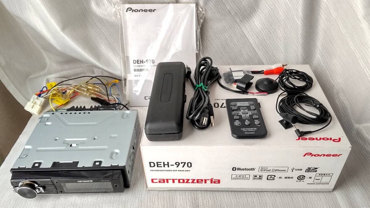 大人気，HOT 衰えない名機 carrozzeria DEH-970 1DINオーディオ CD USBx2 SDカード Bluetooth 品(カロッツェリア)｜売買されたオークション情報、yahooの商品情報をアーカイブ公開 - オークファン カロッツェリア