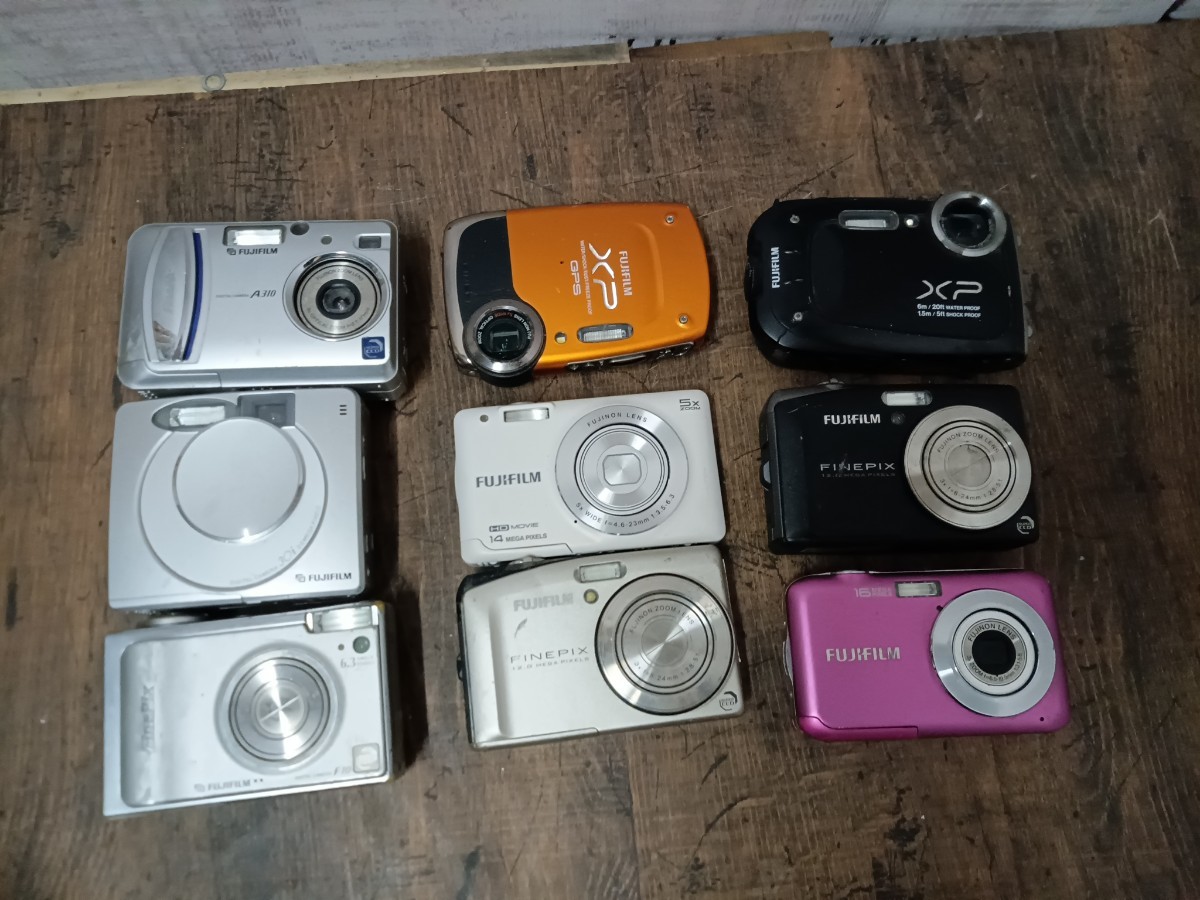 デジタルカメラ まとめ売り9台 ジャンク FUJIFILM 富士フイルム まとめ 9台 デジタルカメラ デジカメ