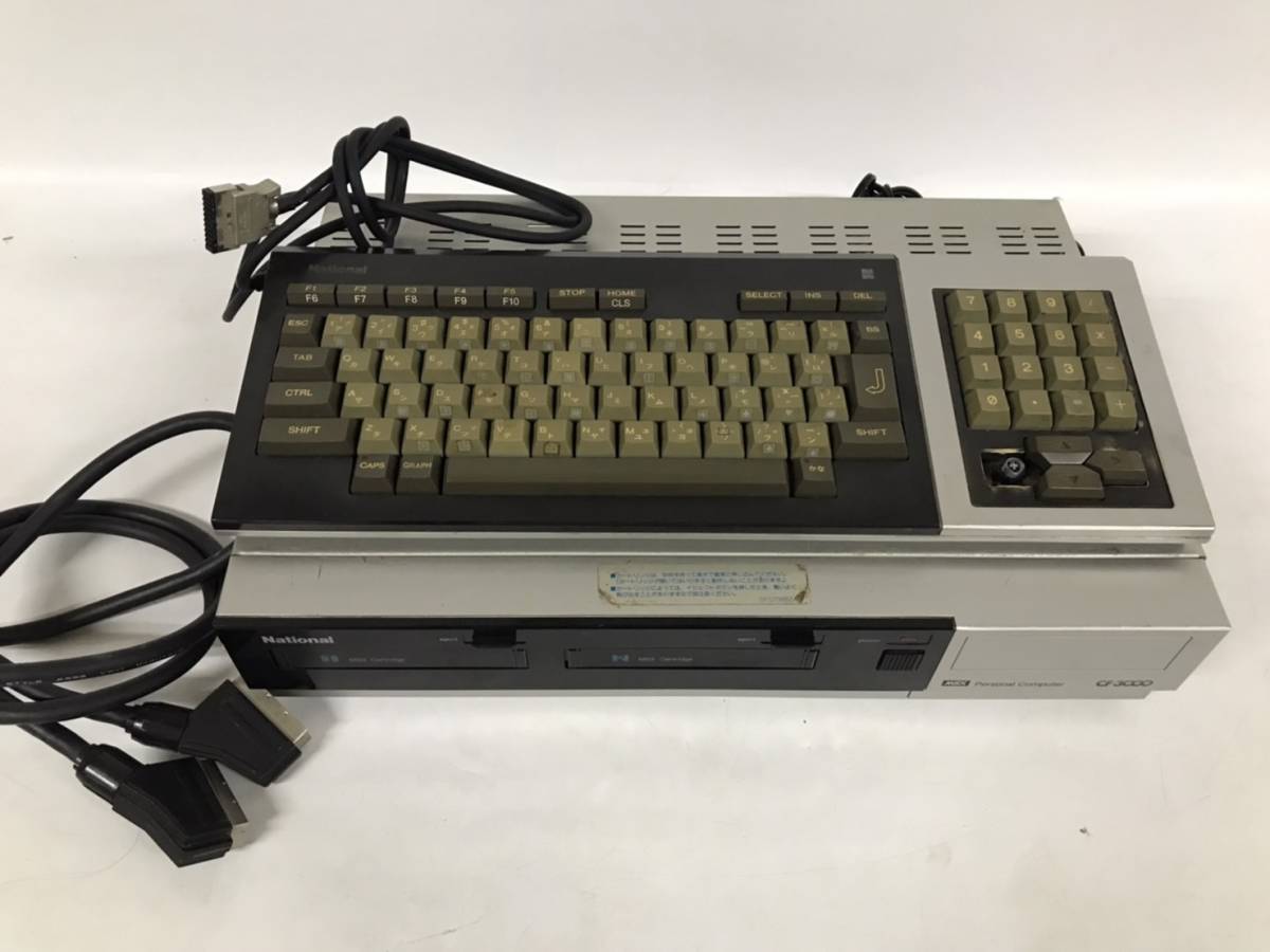 1119y Y0531】 National ナショナル CF-3000 MSX パーソナル 