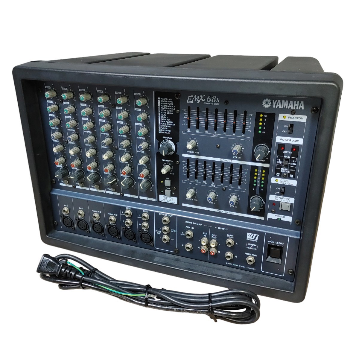 【動作品】YAMAHA　EMX68S　パワード PAミキサー