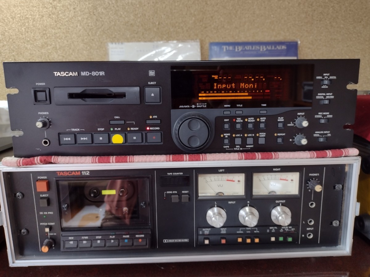 MD-801R - Tascam Recorder Yahoo!オークション TASCAM Mini Disk