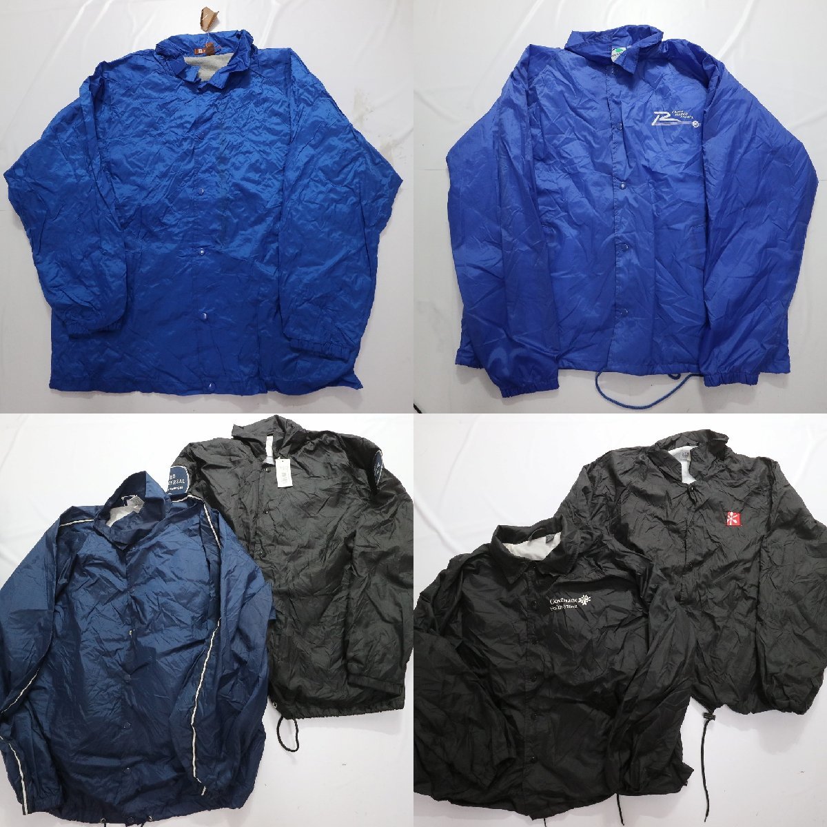 ◎ナイロンコーチジャケット set シンプル ロゴ 他 (メンズ2XL) 6枚セット まとめ売り 古着卸 1円スタート JA2-2 MQ5116