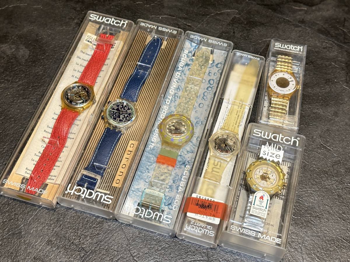 15216■60 腕時計 スウォッチ 色々 セット ケース付き