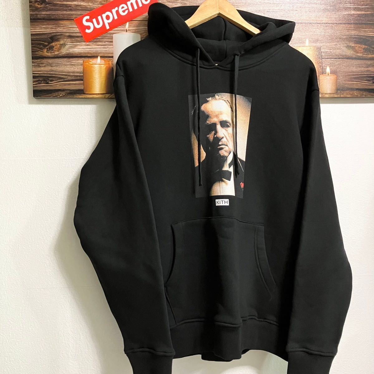 極美品 KITH × The Godfather キス ゴッドファーザー スウェット パーカー 黒