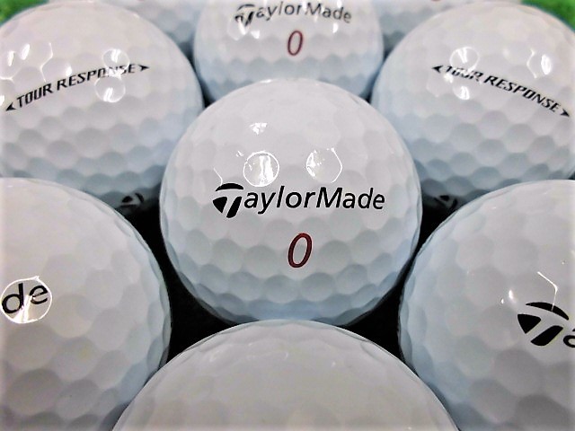 ★良質美品★テーラーメイド ツアーレスポンス TaylorMade『TOUR RESPONSE』2022年/2020年モデル ホワイト 20個 ロストボール★