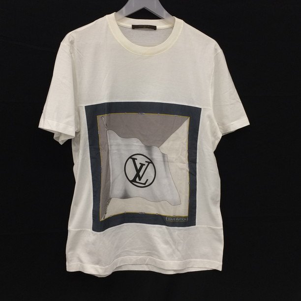 LOUIS VUITTON ルイヴィトン Tシャツ 白 表記サイズ：M【BKAN5024】