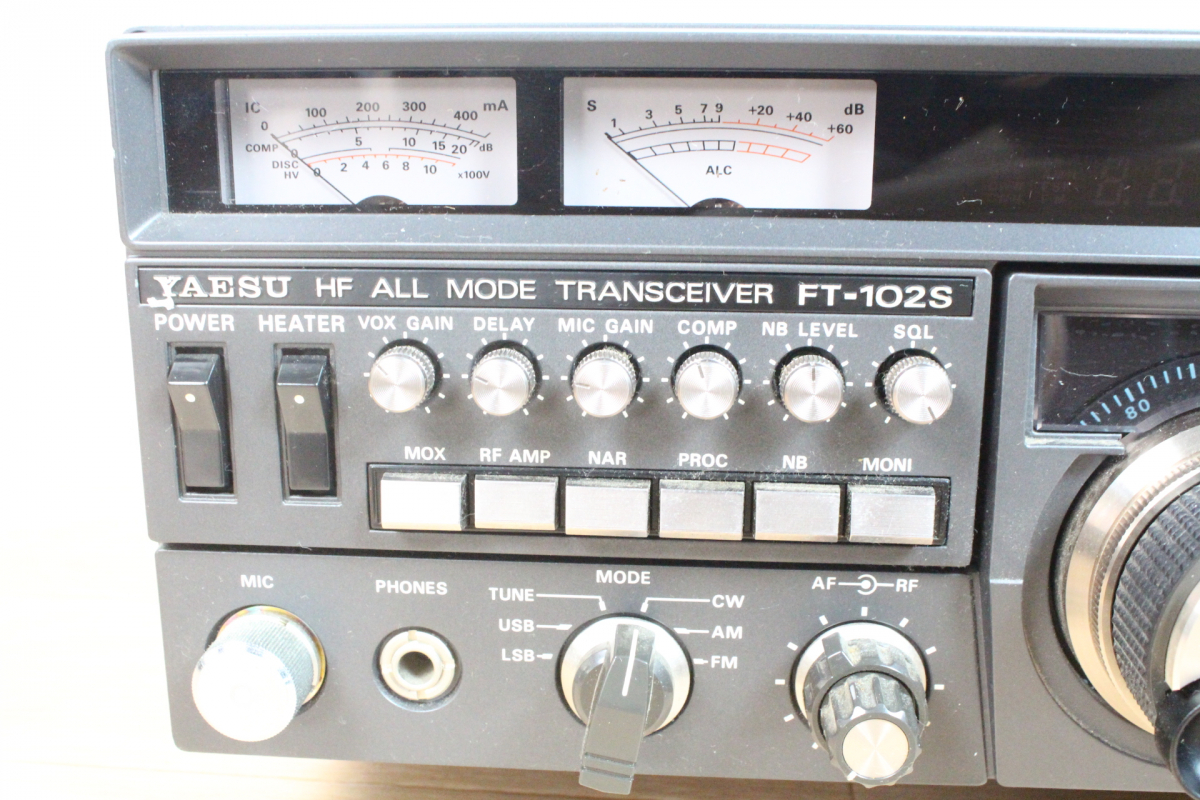 ト福】YAESU 八重洲無線 FT-102S HF オールモード トランシーバー 受信