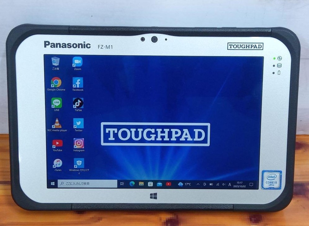 Panasonic TOUGHPAD FZ-M1(FZ-M1JEAAXVJ)Core i5-7Y57/メモリ8GB