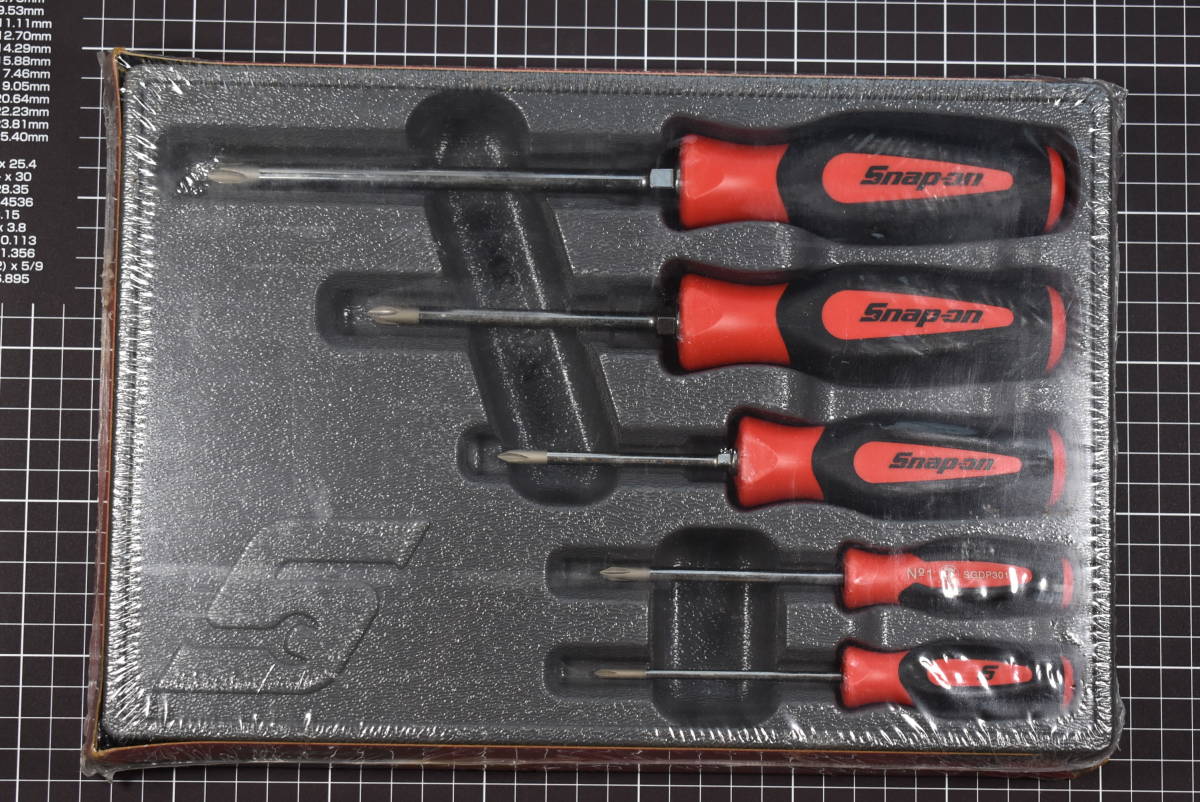 スナップオン　snap-on プラスドライバーセット　５本　SGDP50BR
