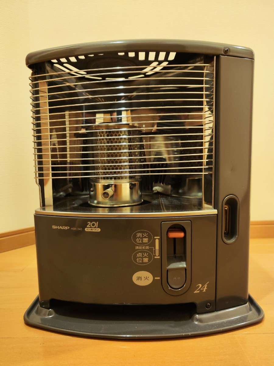 シャープ.HSR-23E石油ストーブ、昭和レトロ。 シャープ.HSR-23E石油
