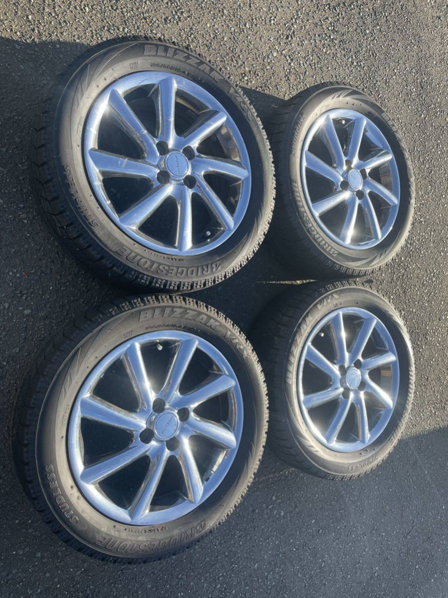 195/55R16 ブリヂストン VRX キューブ　ライダー純正RAYS製ホイール　z12 CUBE