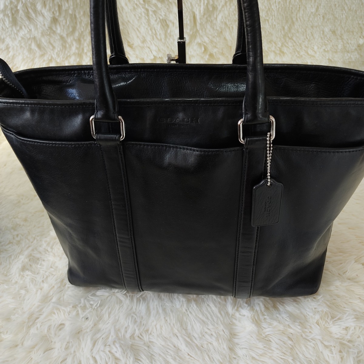 1円～【人気商品】 定価10万円コーチ COACH トートバッグ ビジネス 