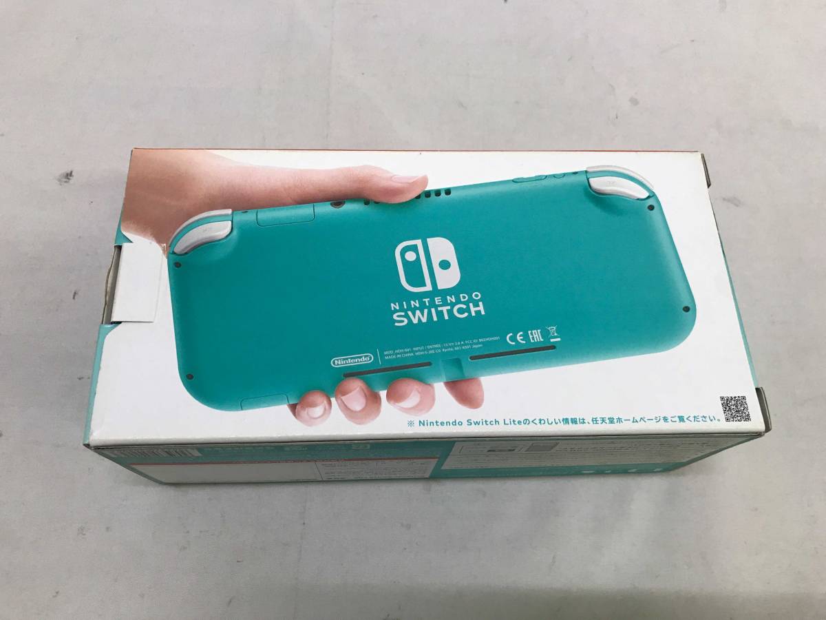 カメ)【難有】動作確認済 Nintendo Switch Lite ターコイズ 箱有