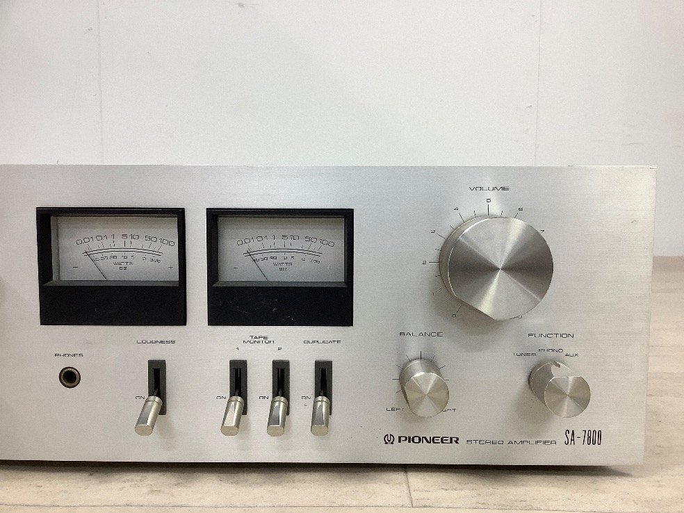PIONEER SA-7800 パイオニア Pioneer プリメインアンプ Ⅱプリメイン