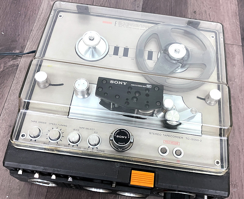 □SONY TC-5550-2 オープンデンスケ typeI ポータブルオープンリール