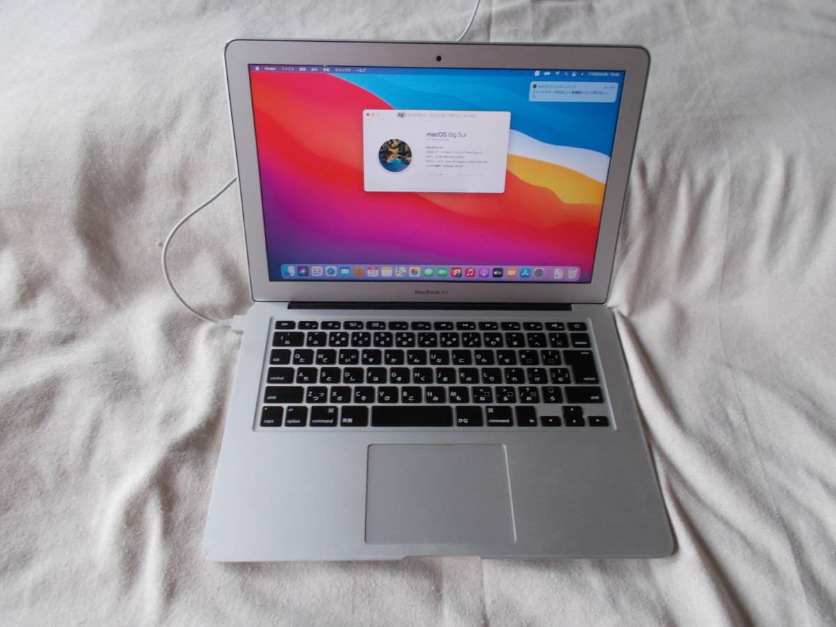 20.Mac Book Air 13inch・中古（ジャンク）・storage 251GB・充電器