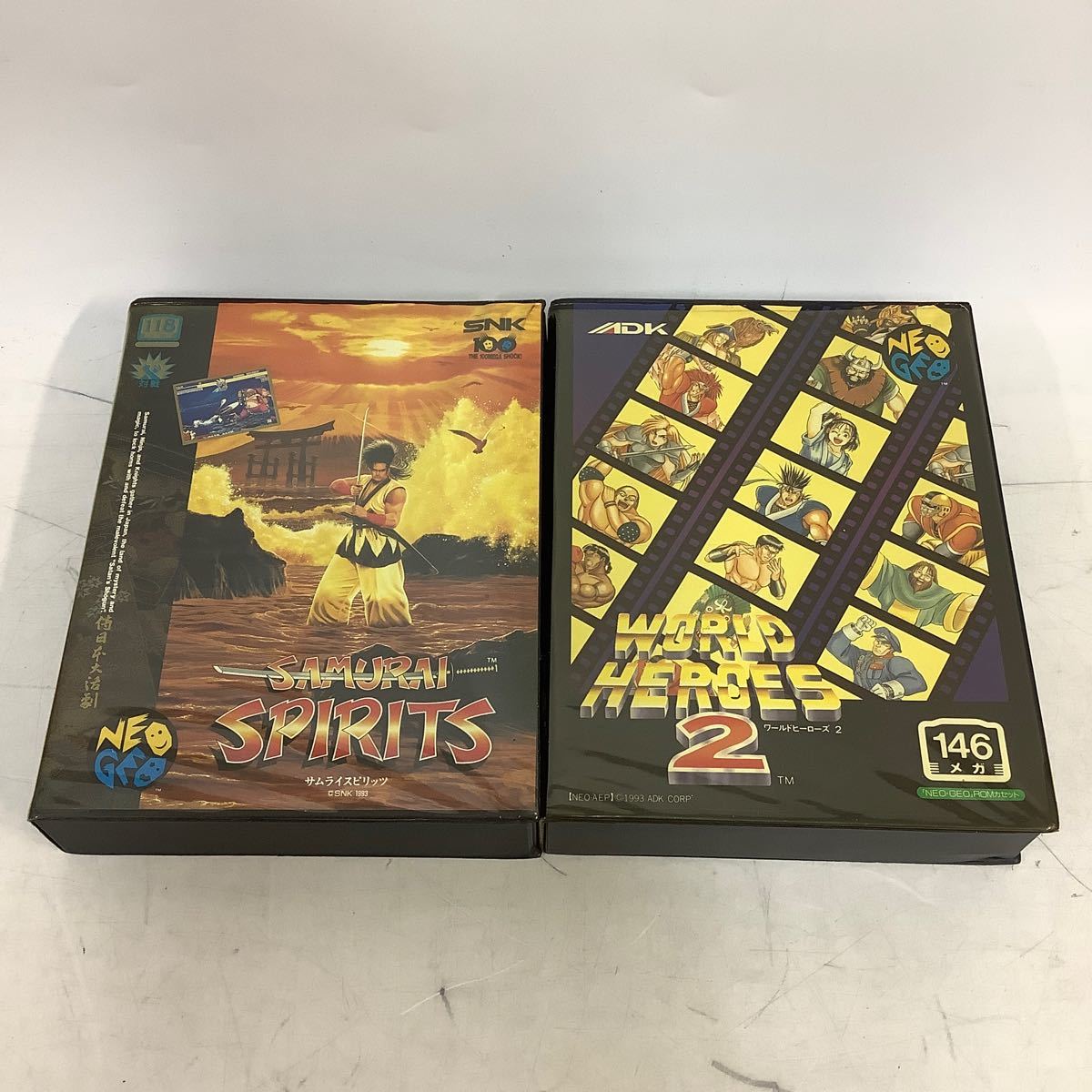 24 【ダメージ有り】 NEOGEO ゲームソフト サムライスピリッツ 他