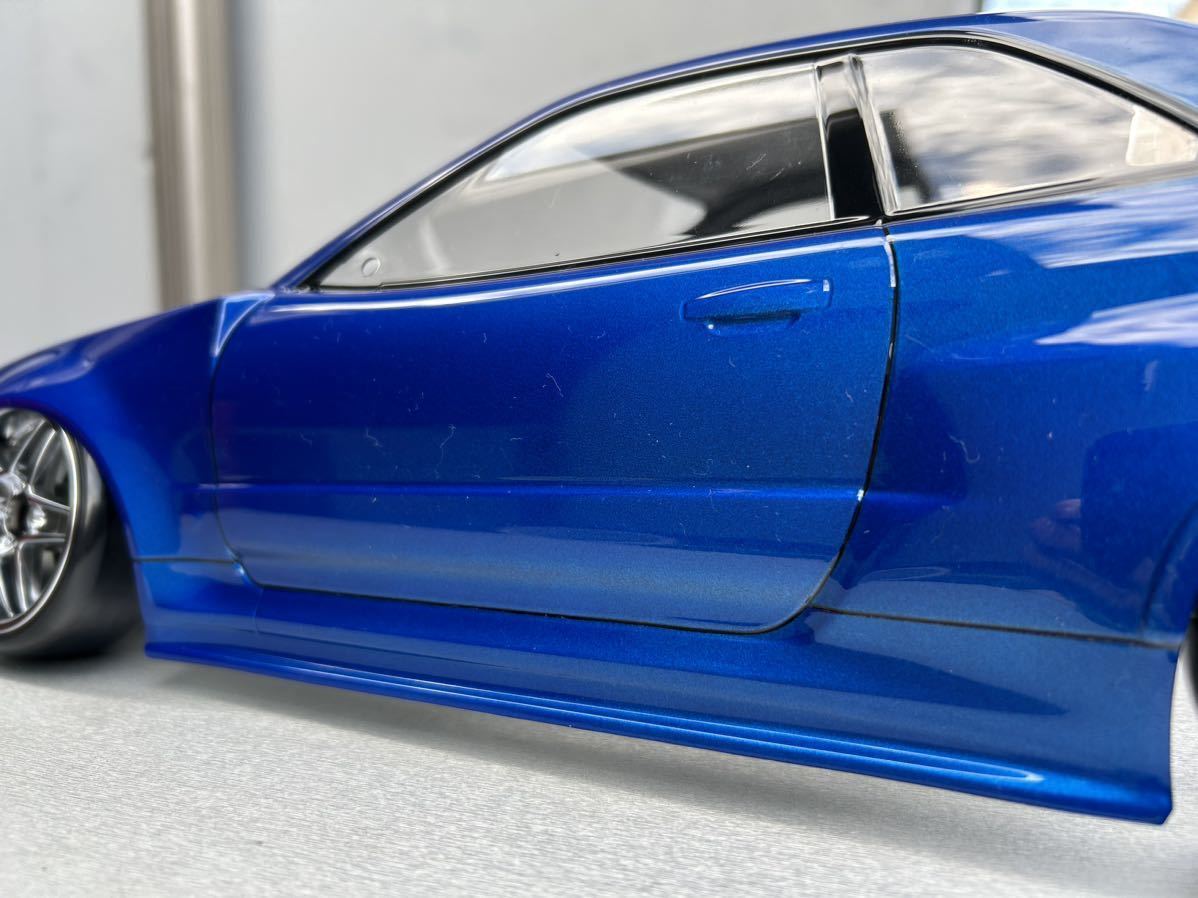 スカイライン GT-R R34 タミヤ ラジコン ボディ TAMIYA 190mm RC 塗装