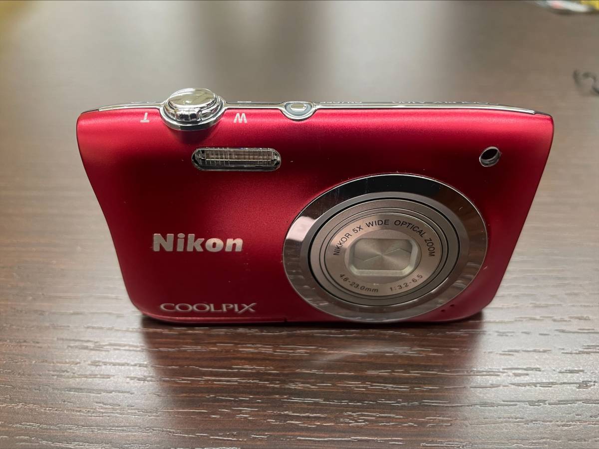 1210 Nikon COOLPIX A100 ニコン クールピクス デジタルカメラ レッド 