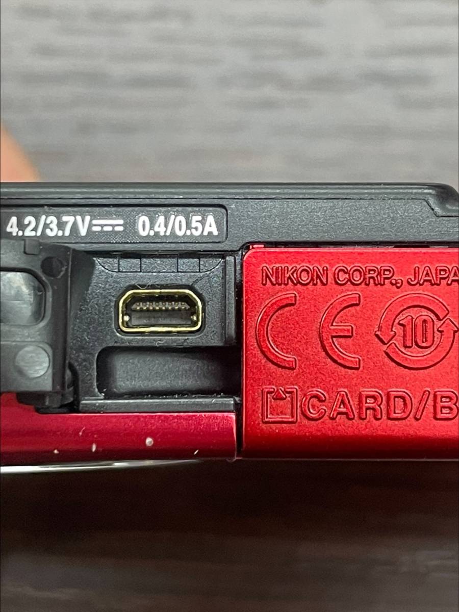 赤 ニコン デジカメ Nikon COOLPIX デジタルカメラ l23 赤 良品NIKON