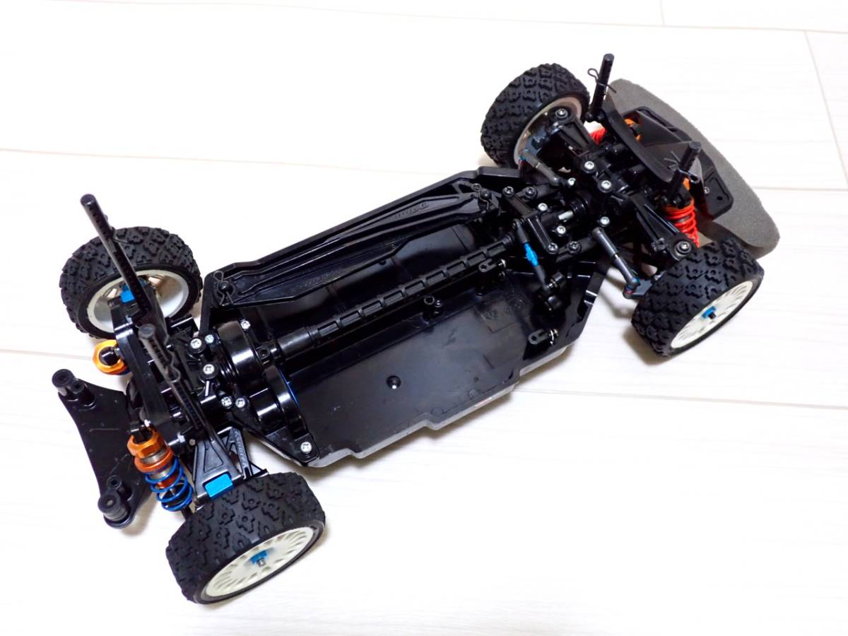 1/10 タミヤ TT02 ラリー仕様 シャーシ オプションパーツ付 タミヤ TT