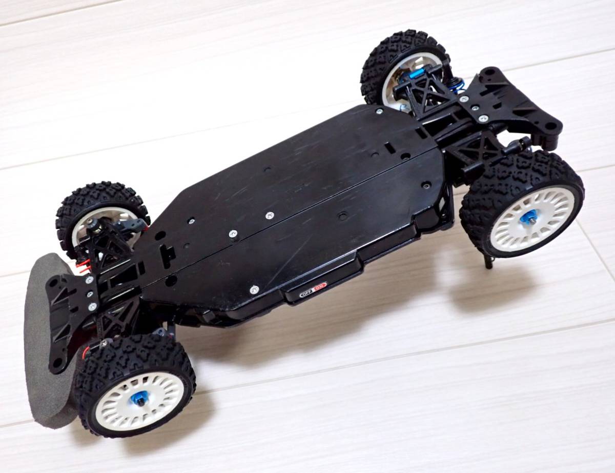 1/10 タミヤ TT02 ラリー仕様 シャーシ オプションパーツ付 タミヤ TT