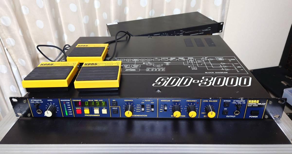 SDD-3000 PEDAL ☆ 伝説的なデジタルディレイ!! KORG SDD-3000 Digital
