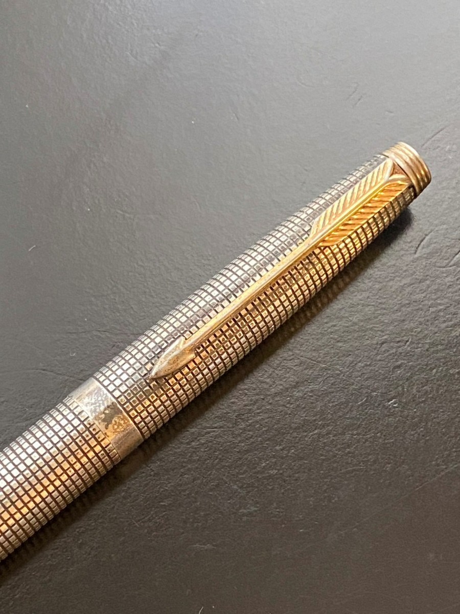 PARKER パーカー万年筆 スターリングシルバー STERLING 14K U.S.A
