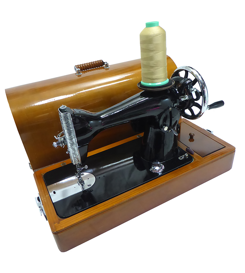 ☆極太☆上下00番糸対応☆ BROTHER 電動モーター ＋ 手廻し改造ミシン