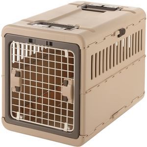 【新品】リッチェル キャンピングキャリー 折りたたみ L ダークブラウン ペットキャリー