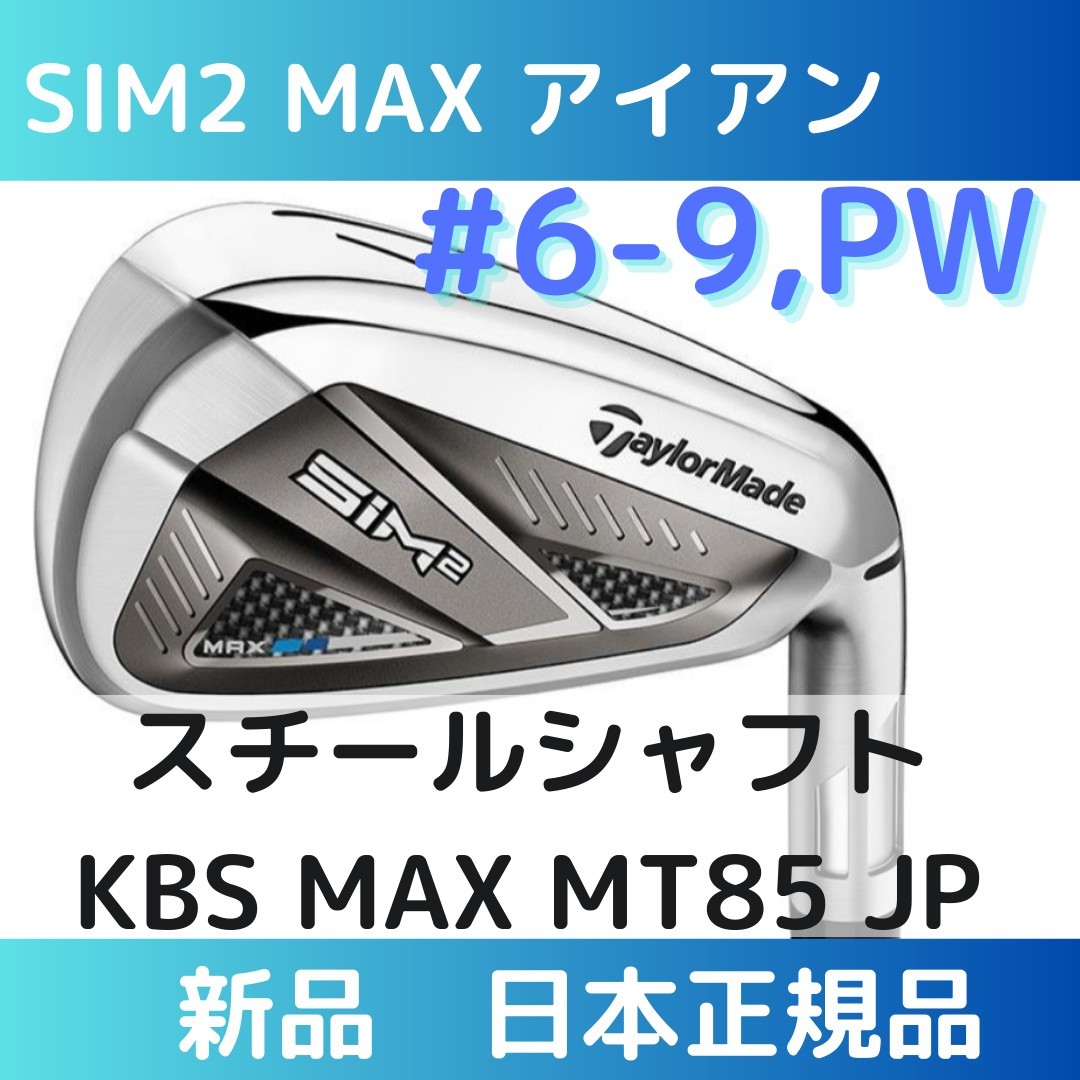 テーラーメイド SIM2 MAX (シム2 マックス) アイアンセット 5本組(#6 