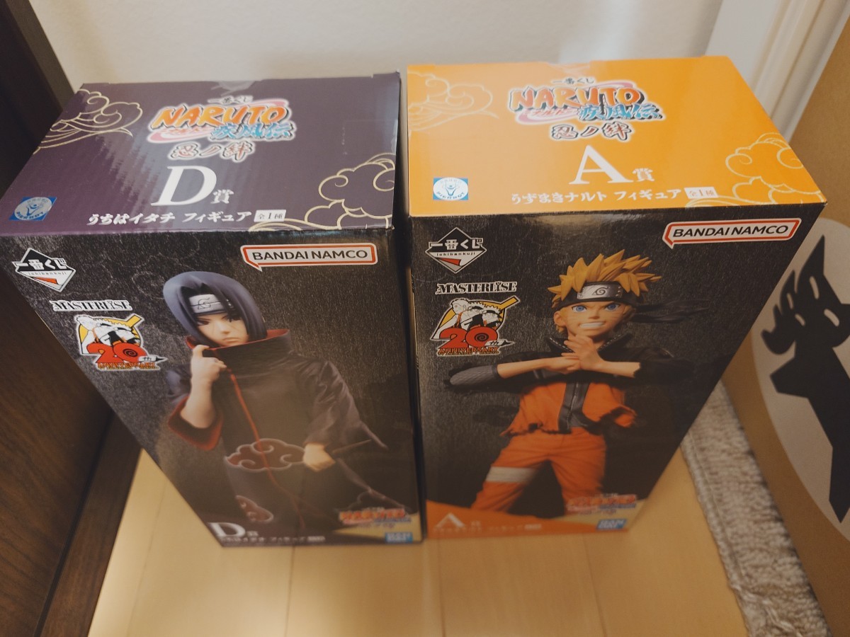 NARUTO疾風伝 一番くじ　忍びの絆　A賞＆D賞フィギュアセット
